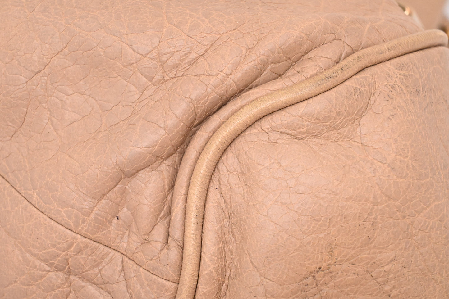 Chloe Ethel in Beige Leather