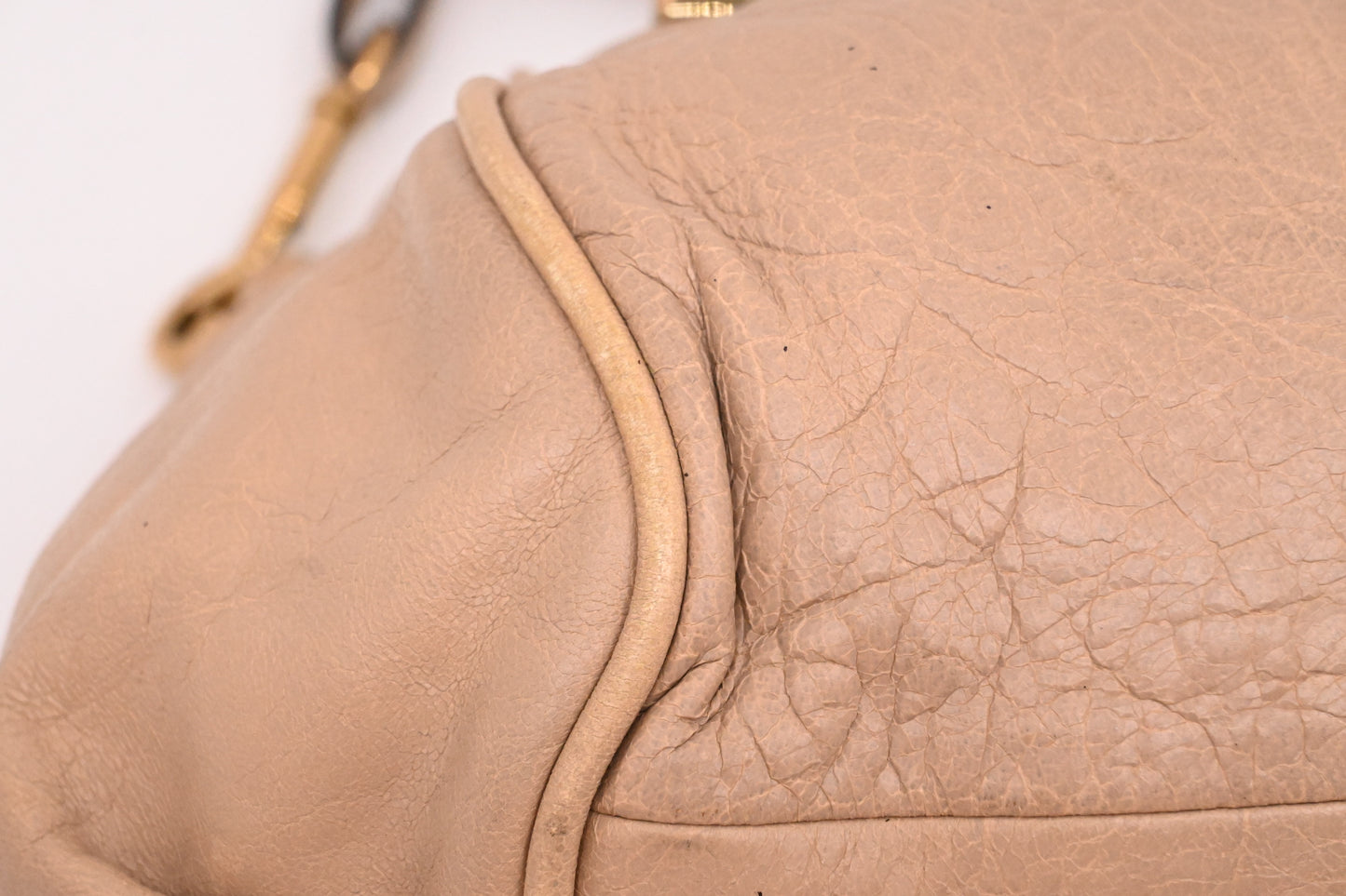 Chloe Ethel in Beige Leather