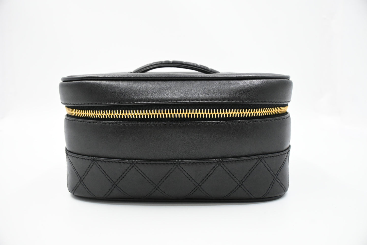 Chanel Vanity Pouch in Black Leather