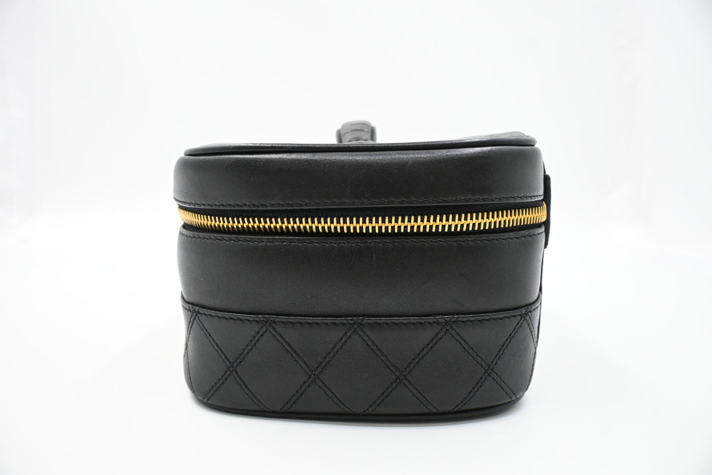 Chanel Vanity Pouch in Black Leather
