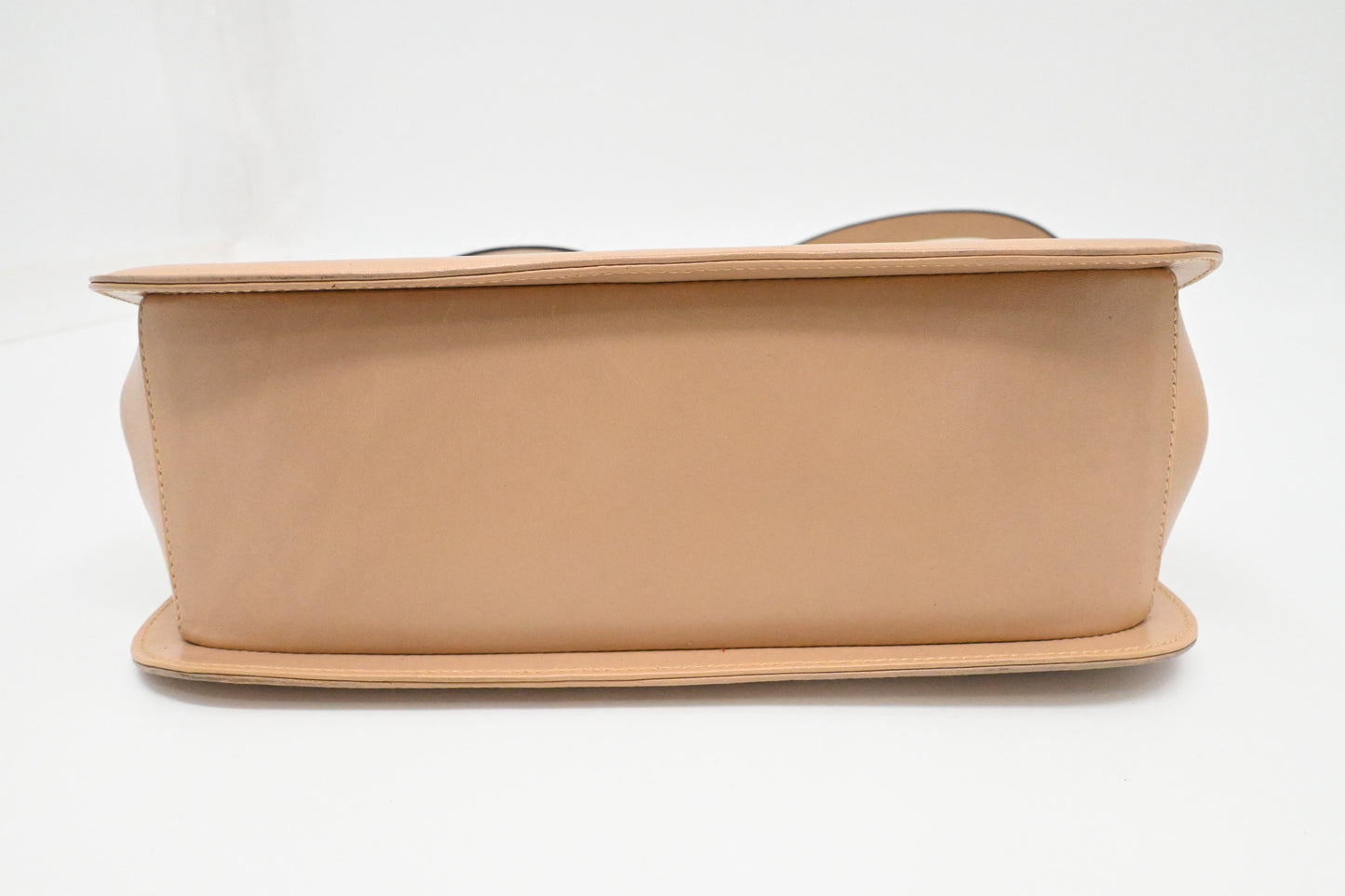 Ferragamo Gancini Crossbody in Beige Leather