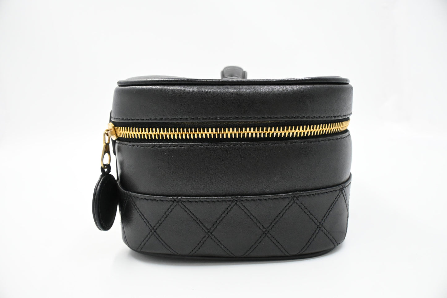 Chanel Vanity Pouch in Black Leather
