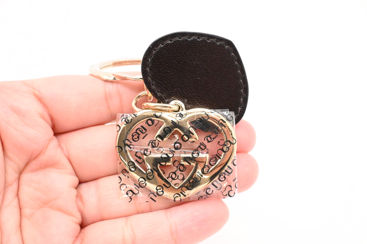 Gucci Heart GG Key Charm