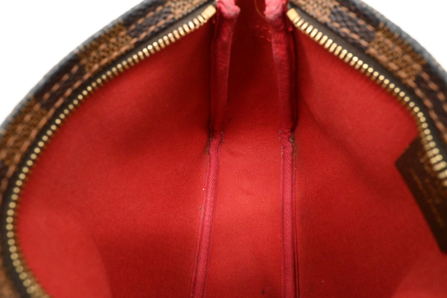 Trousse Makeup in Damier Ebene Canvas