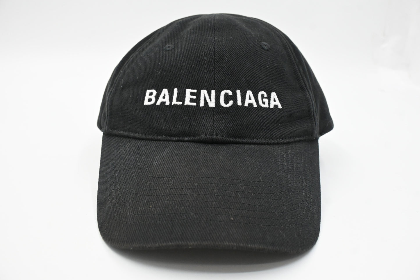 Balenciaga Large Cap in Black Cotton