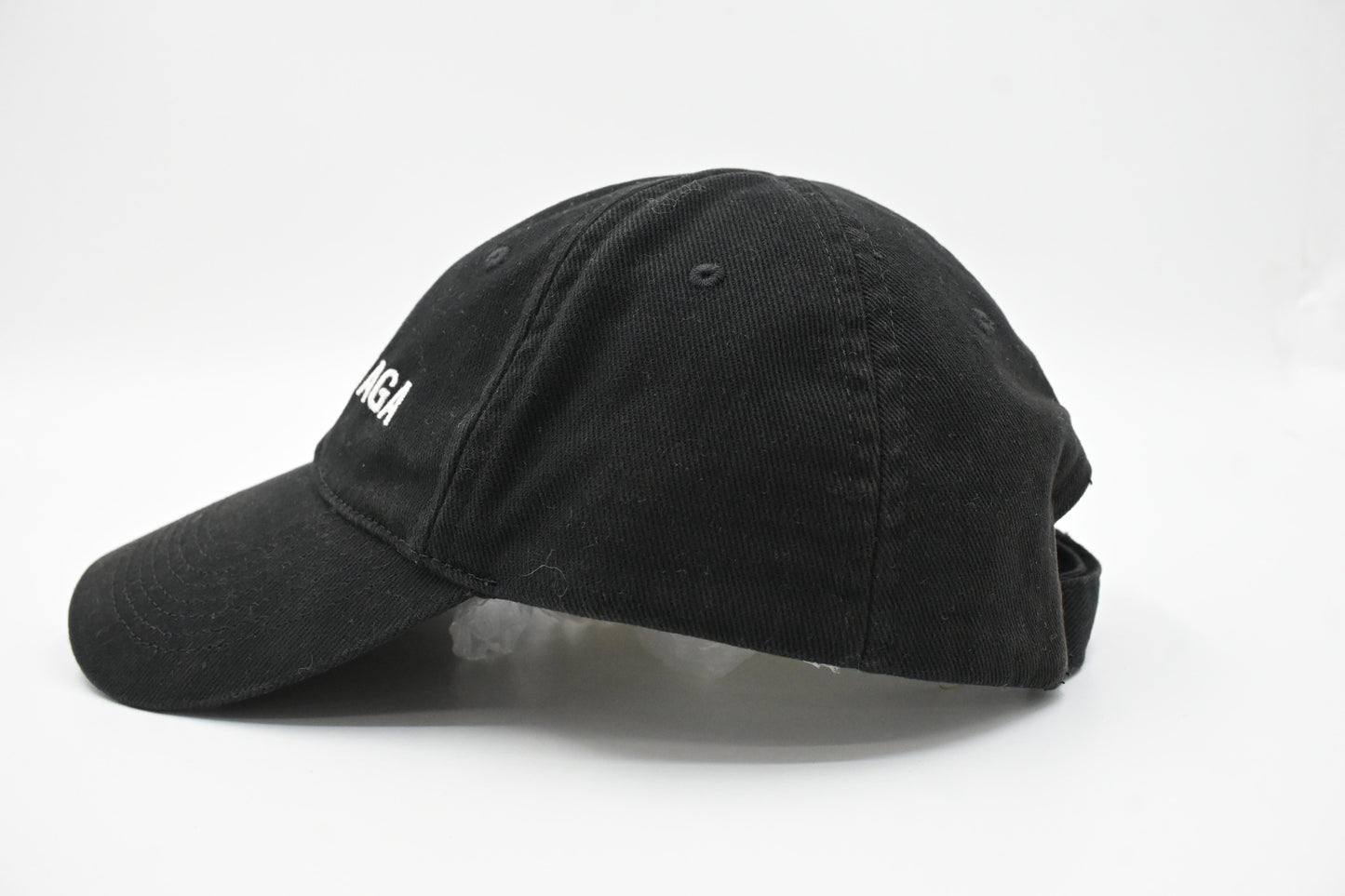 Balenciaga Large Cap in Black Cotton