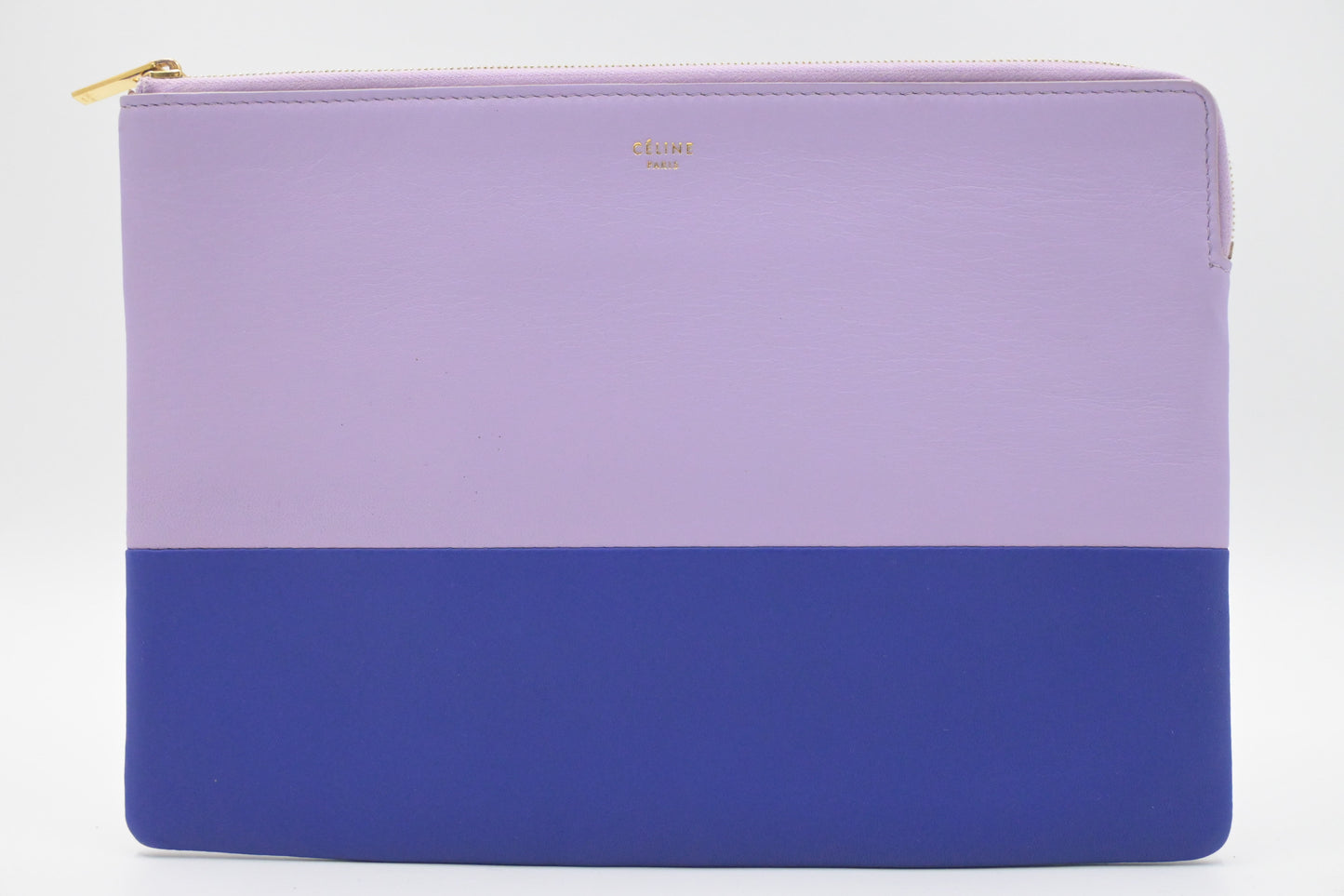 Celine Clutch in Purple and Indigo Leather