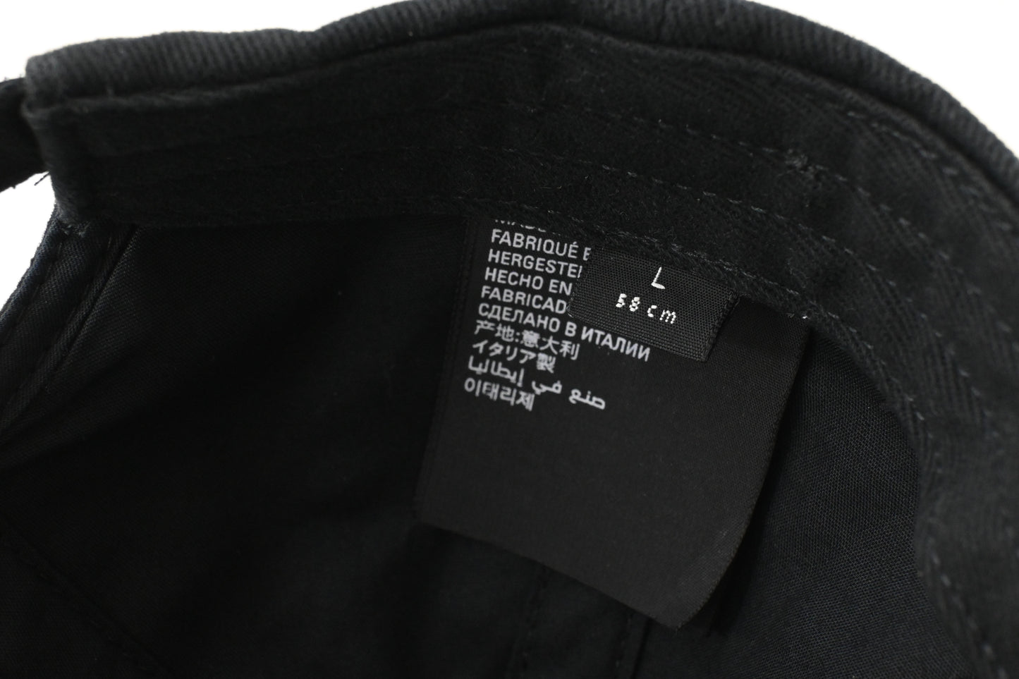 Balenciaga Large Cap in Black Cotton