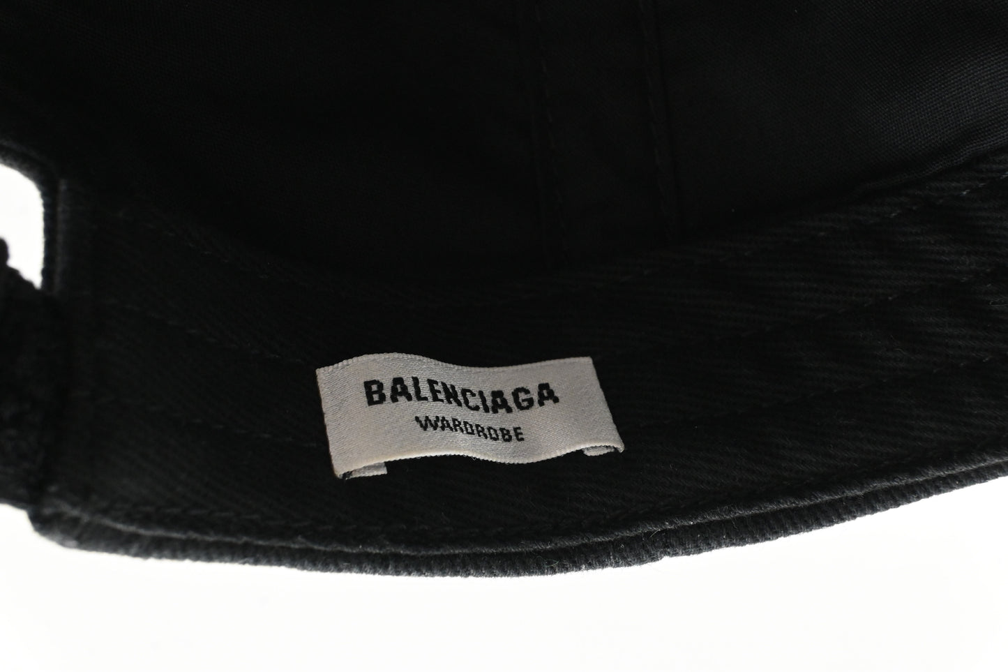 Balenciaga Large Cap in Black Cotton