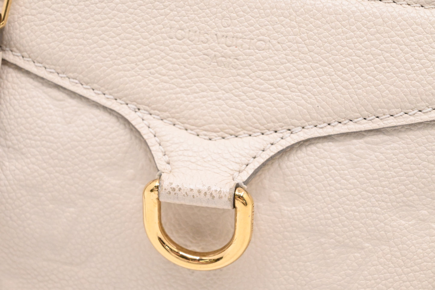 Louis Vuitton Lumineuse PM in Cream Empreinte Leather