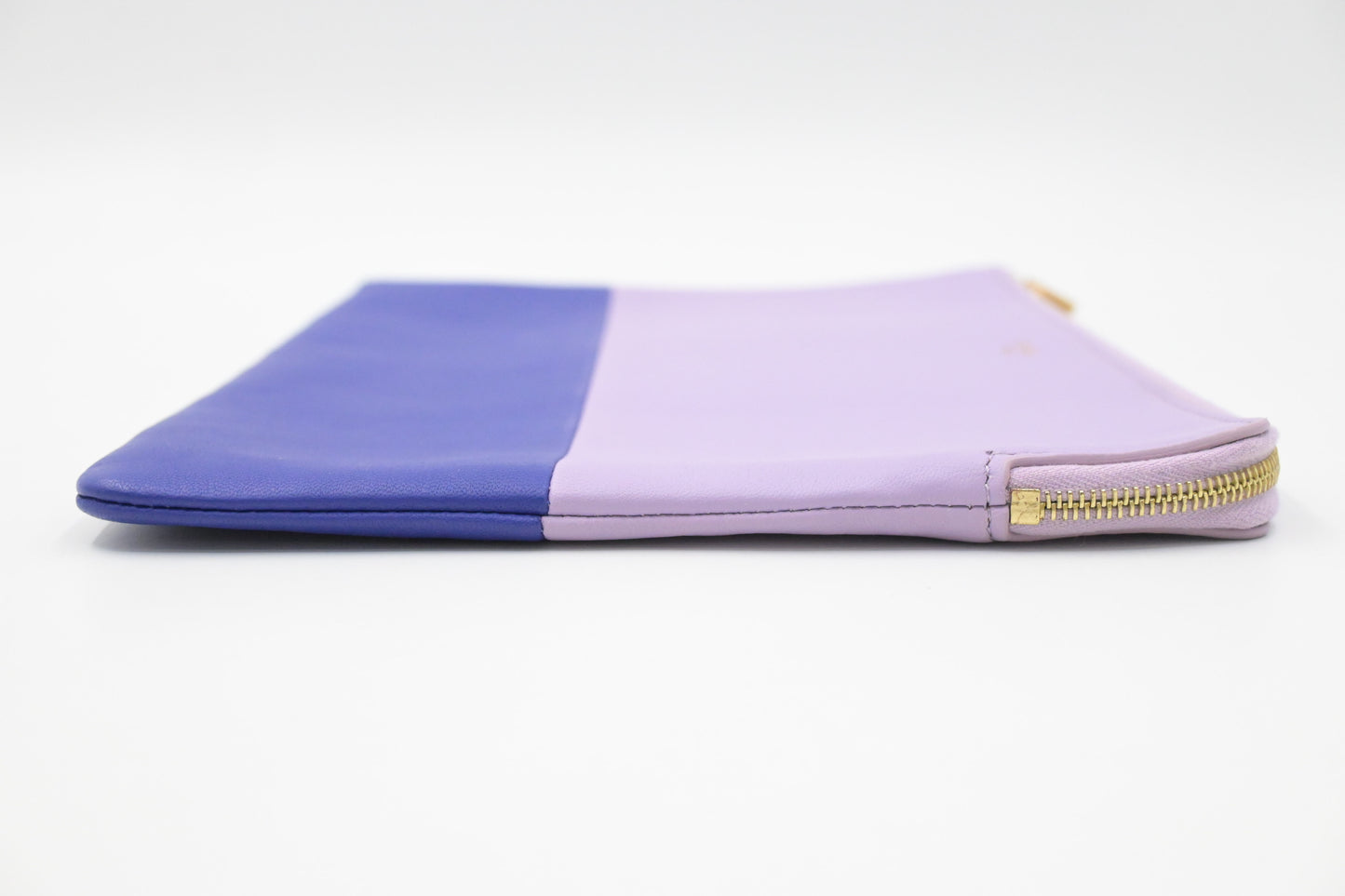 Celine Clutch in Purple and Indigo Leather
