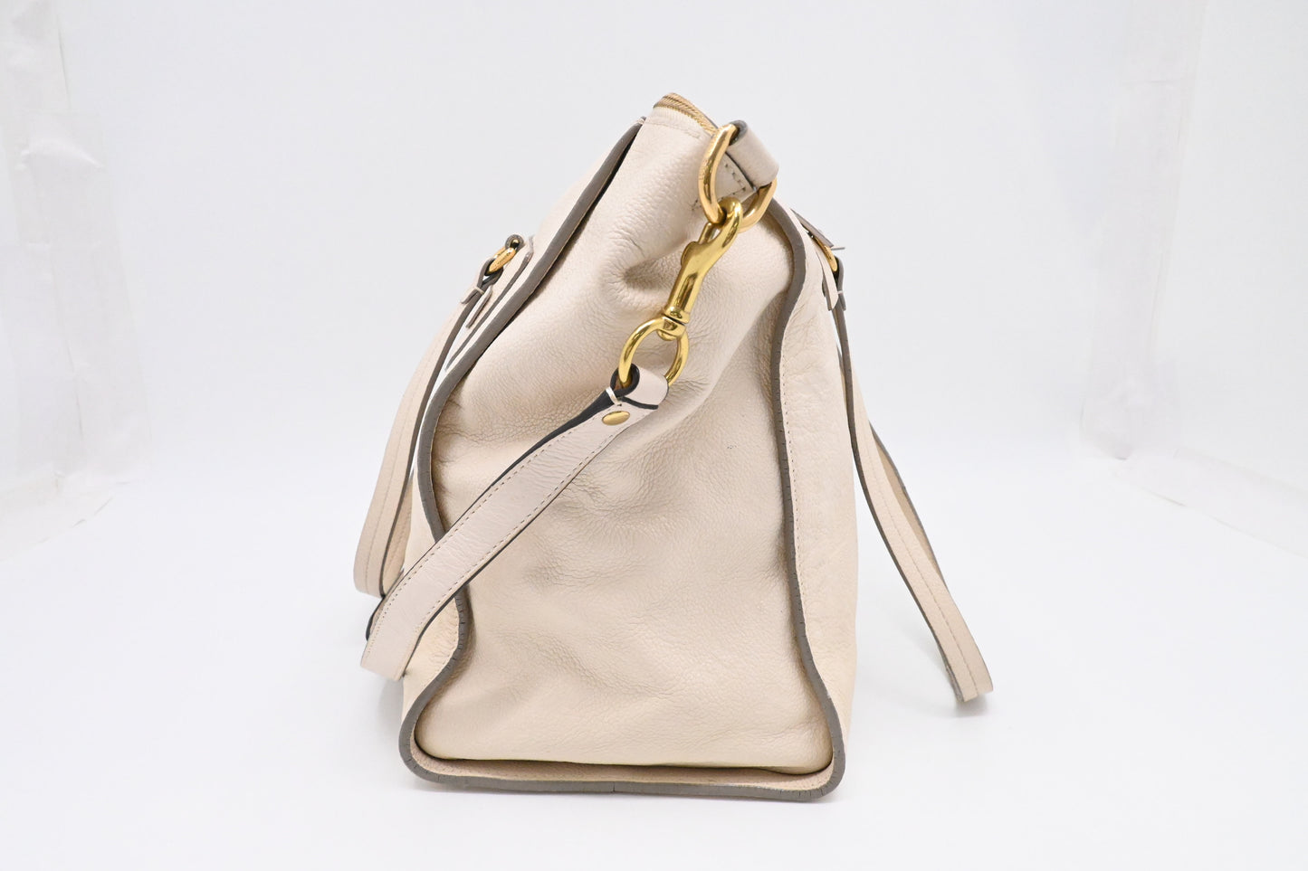 Louis Vuitton Lumineuse PM in Cream Empreinte Leather