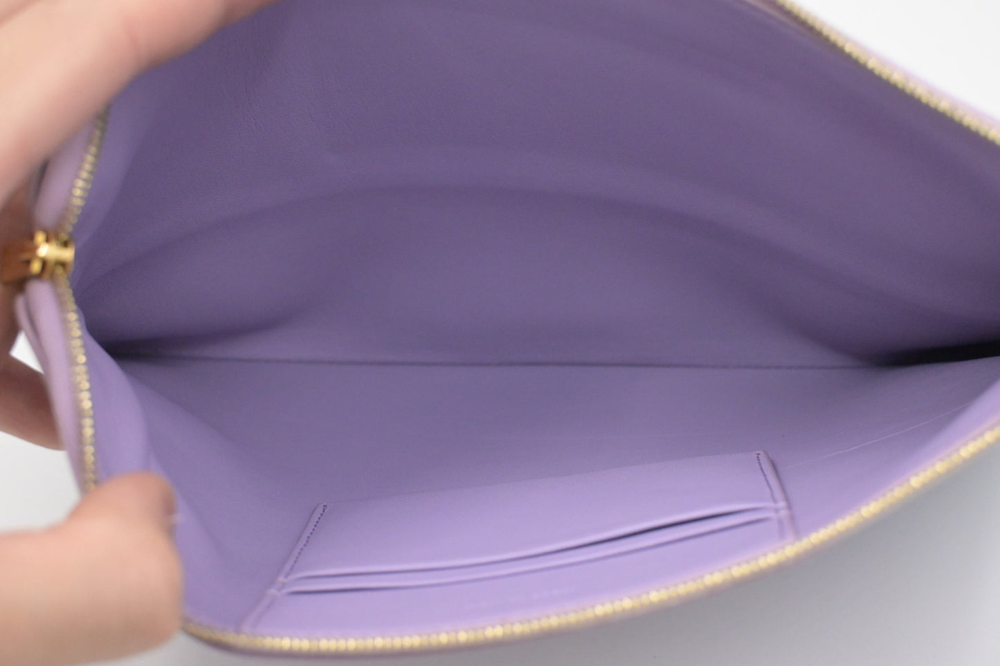 Celine Clutch in Purple and Indigo Leather