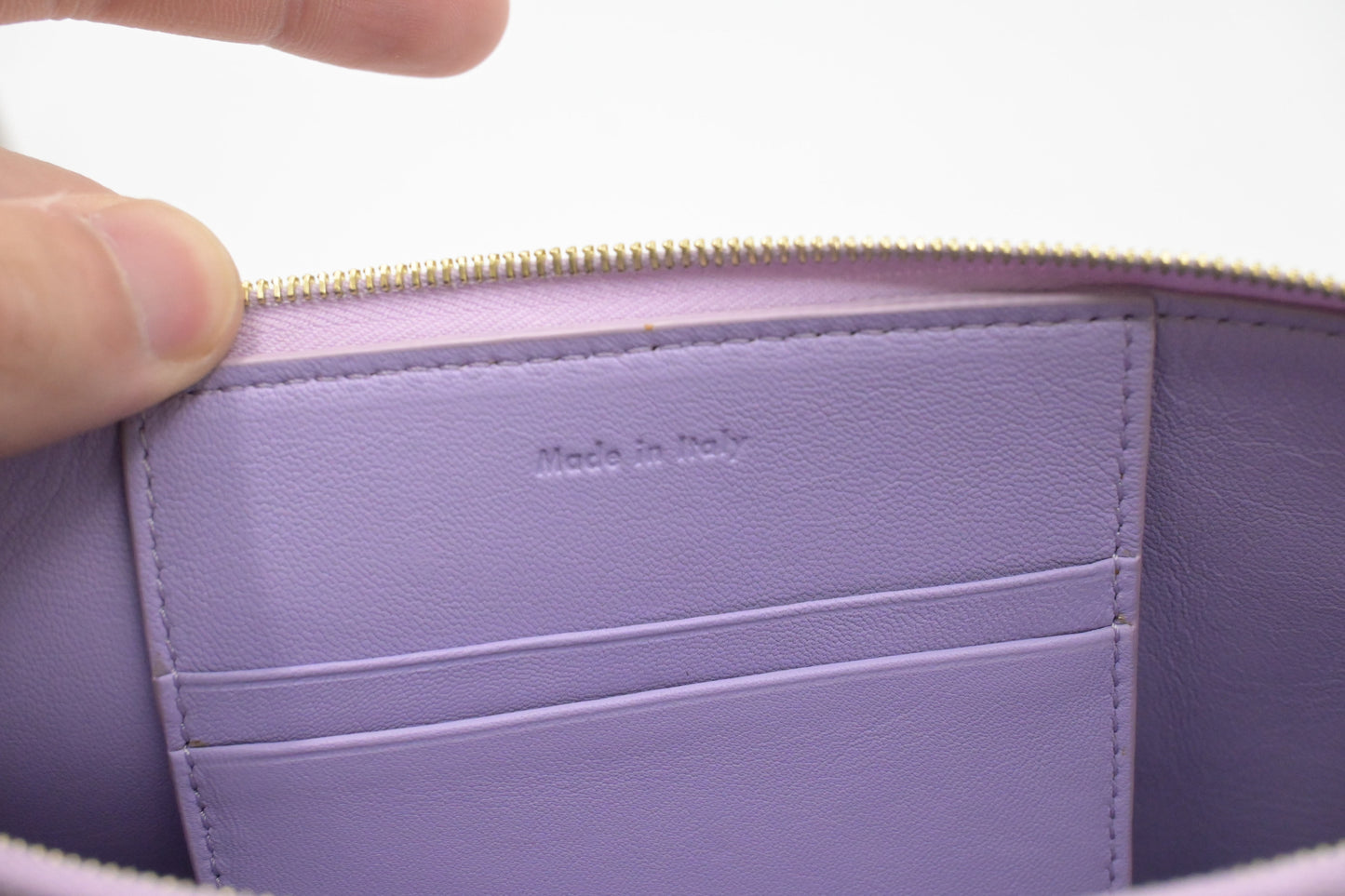 Celine Clutch in Purple and Indigo Leather