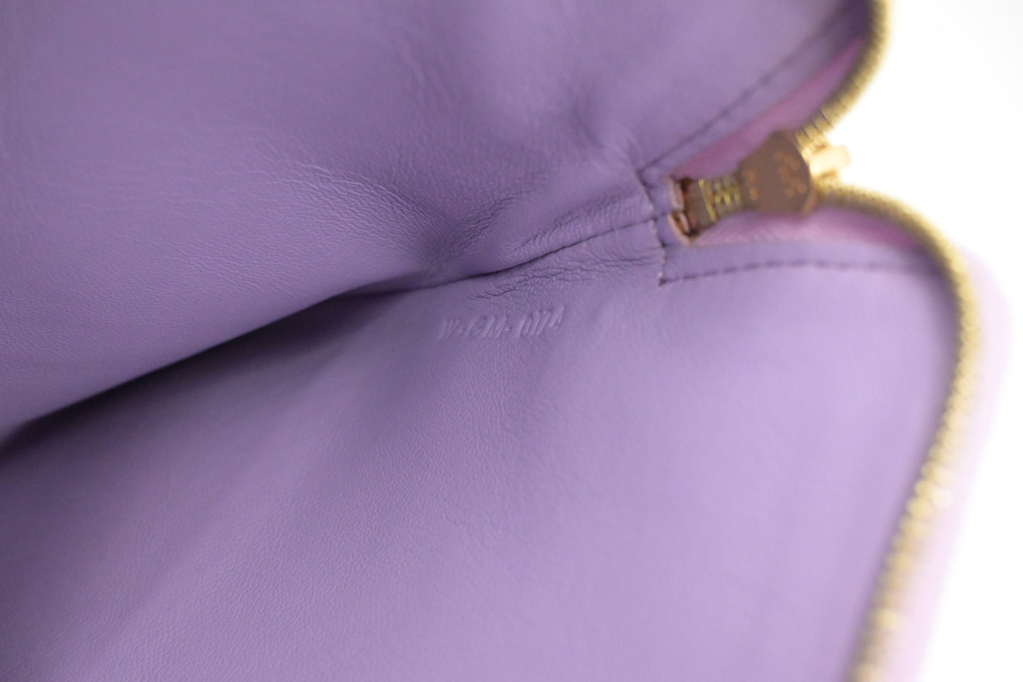 Celine Clutch in Purple and Indigo Leather