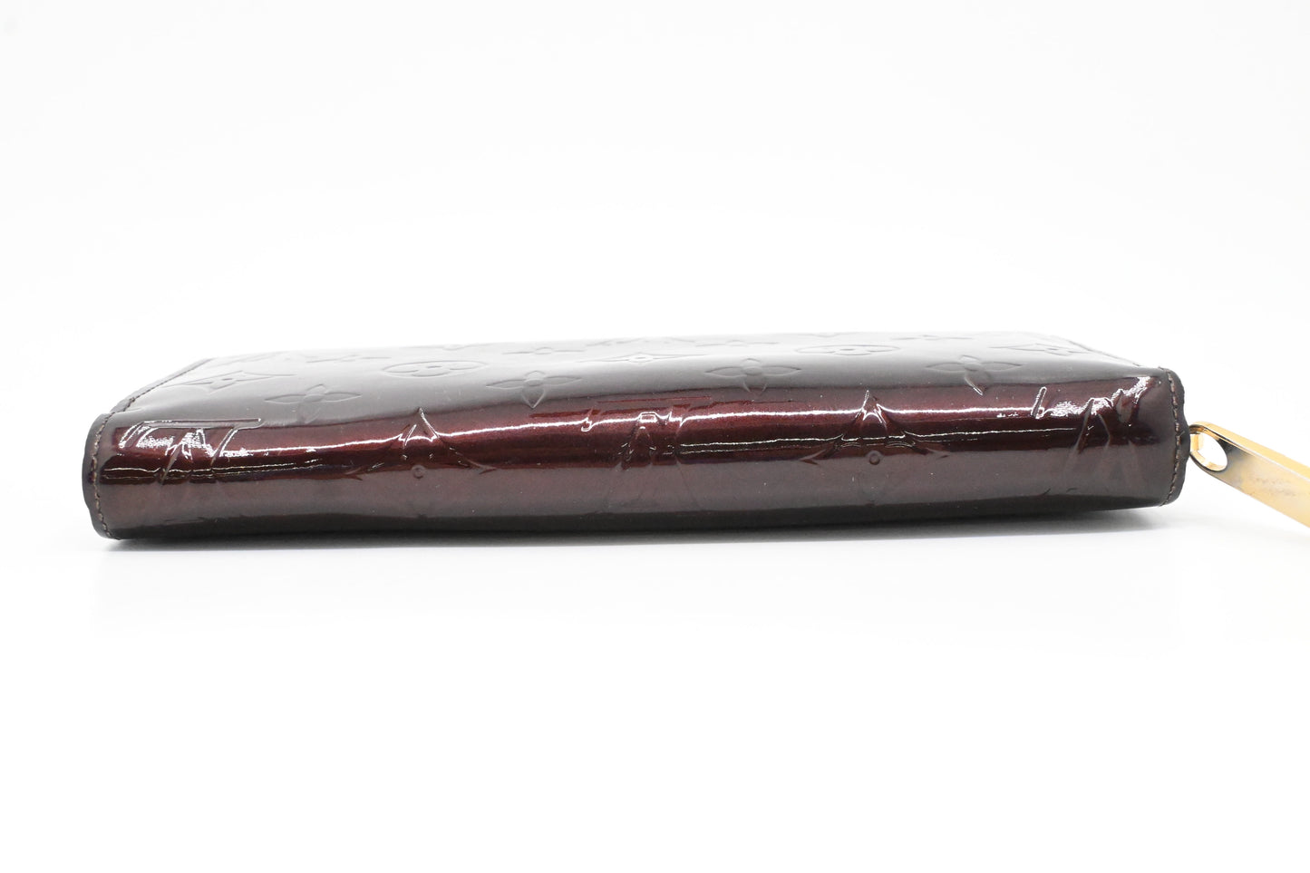 Louis Vuitton Long Zippy Wallet in Amarante Vernis Leather