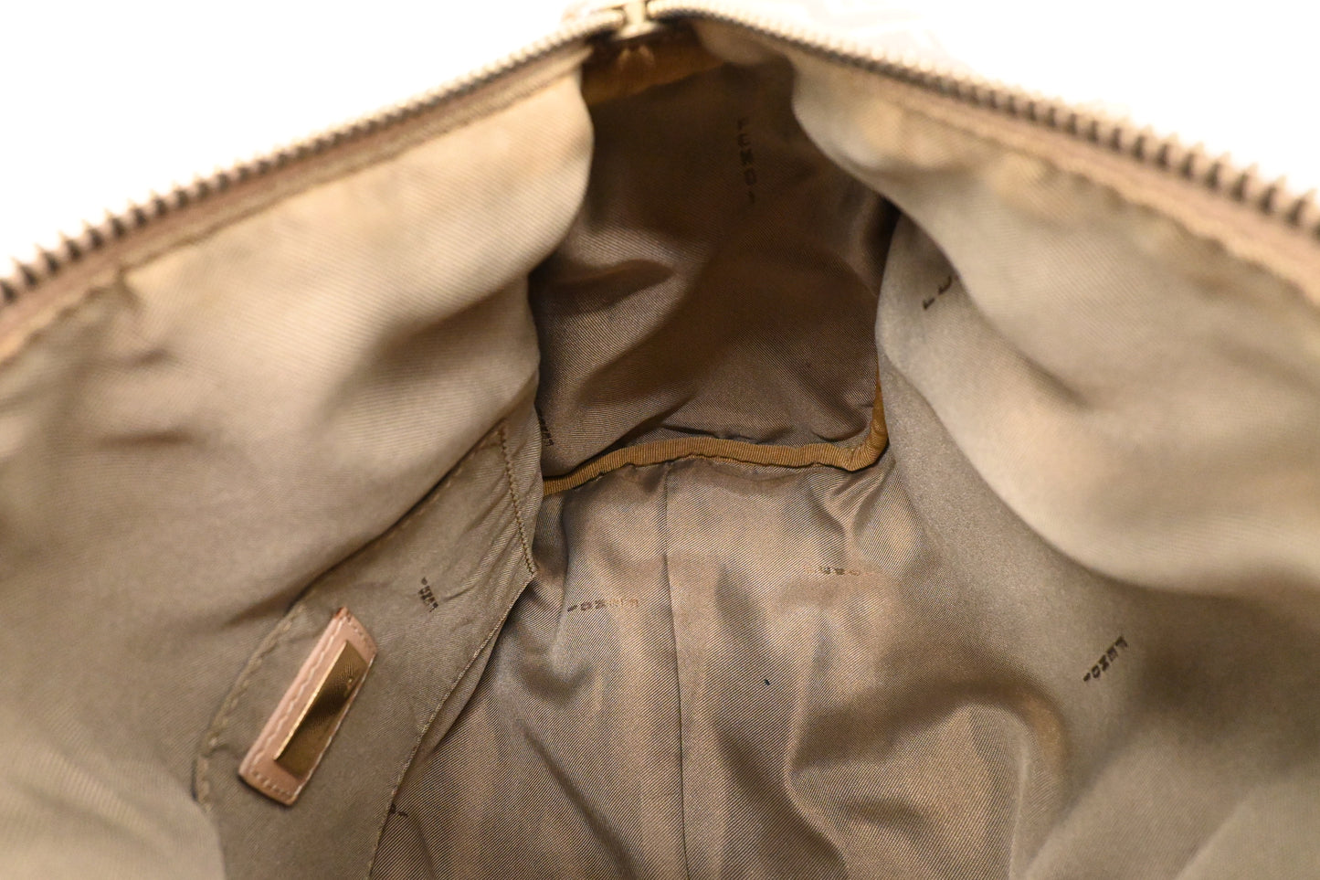 Fendi Handbag in Dark Pink Zucchino Canvas