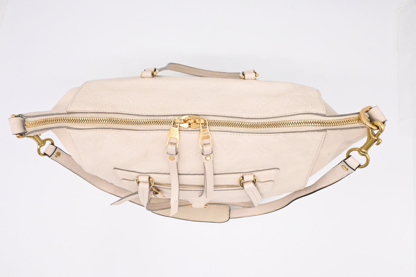Louis Vuitton Lumineuse PM in Cream Empreinte Leather