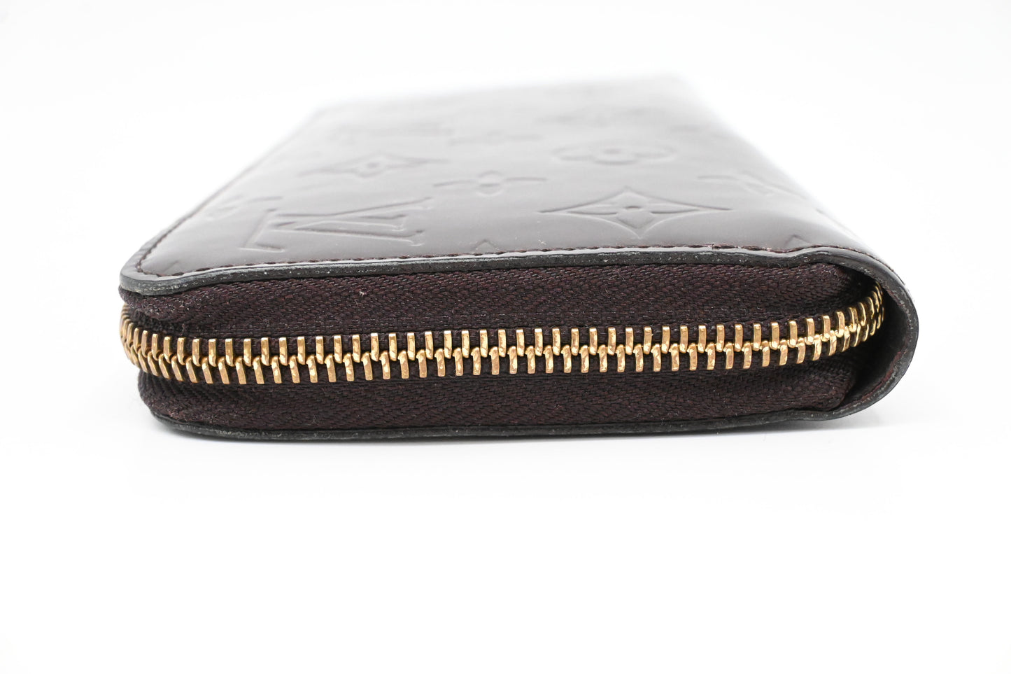 Louis Vuitton Long Zippy Wallet in Amarante Vernis Leather