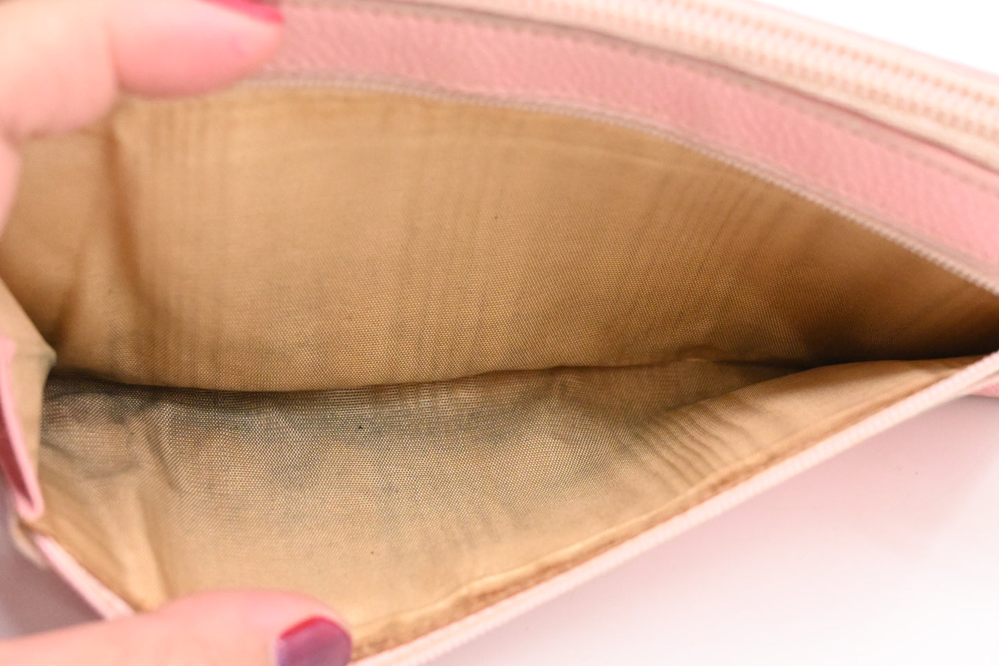 Chanel Long Zippy Wallet in Pink Caviar Leather