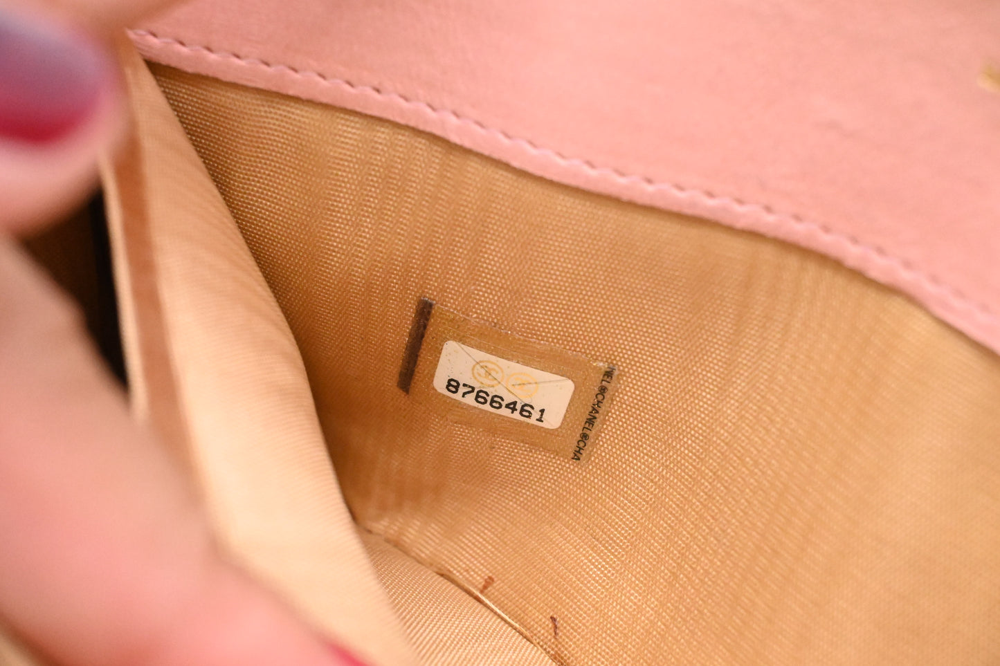 Chanel Long Zippy Wallet in Pink Caviar Leather