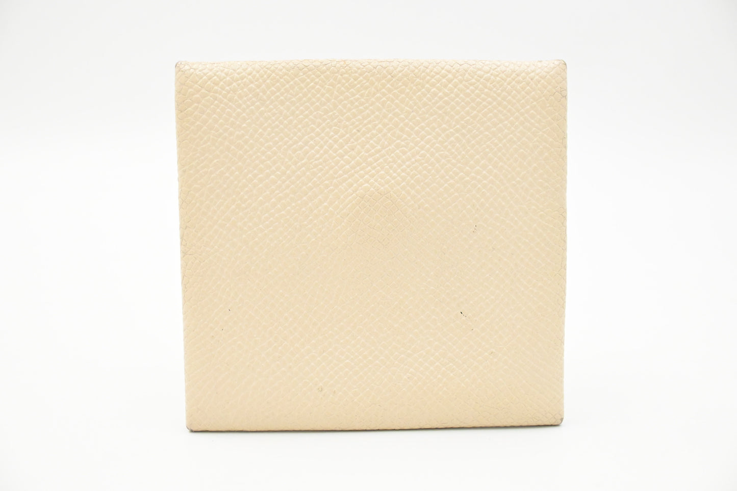 Hermes Bastia Coin Case in Cream Epsom Leather