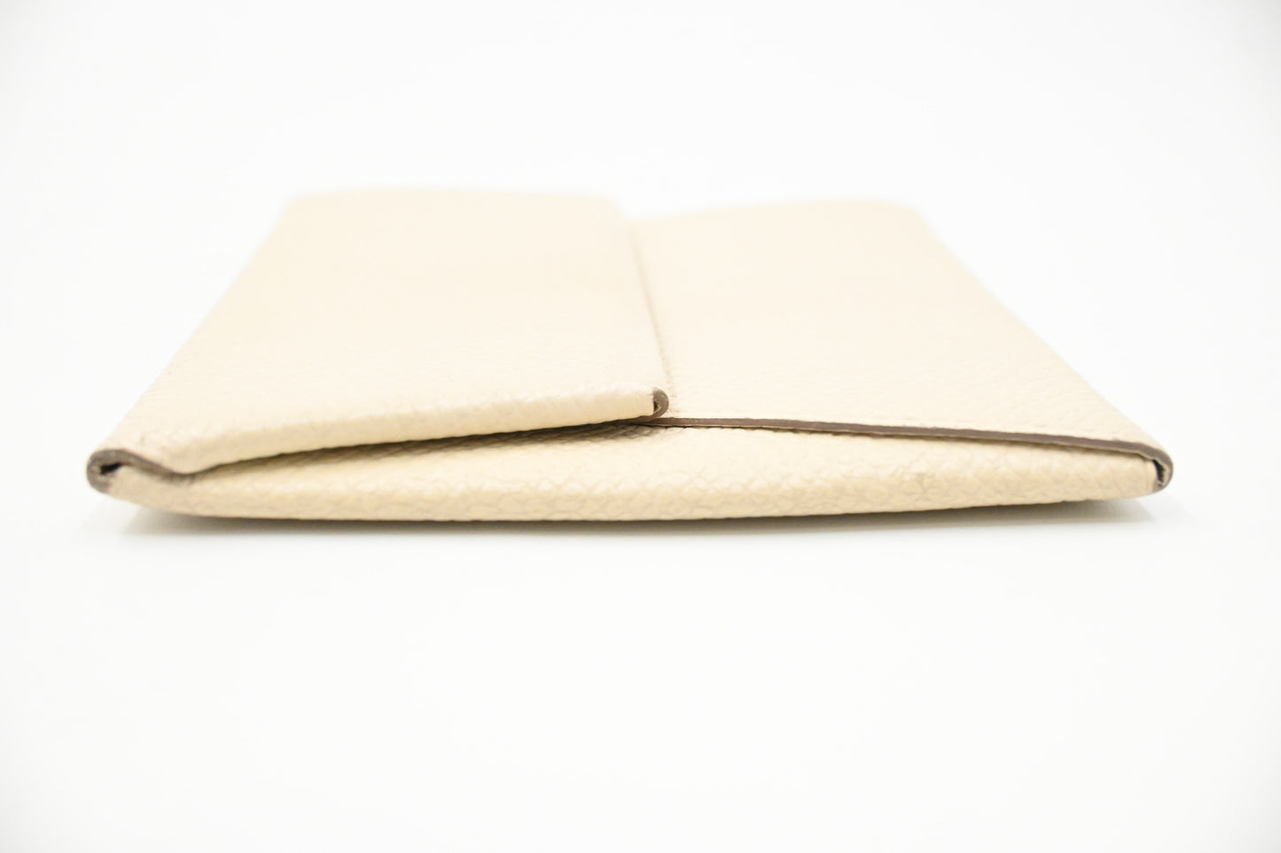 Hermes Bastia Coin Case in Cream Epsom Leather