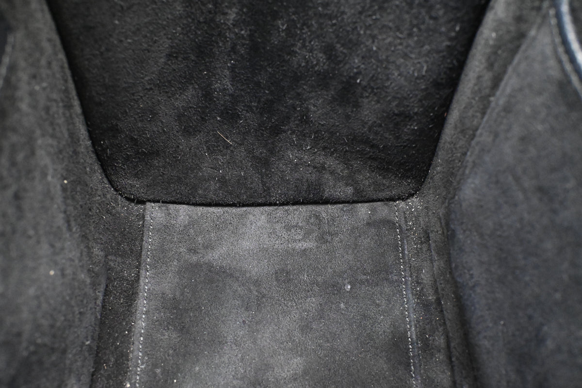 Celine Micro Luggage in Black Leather