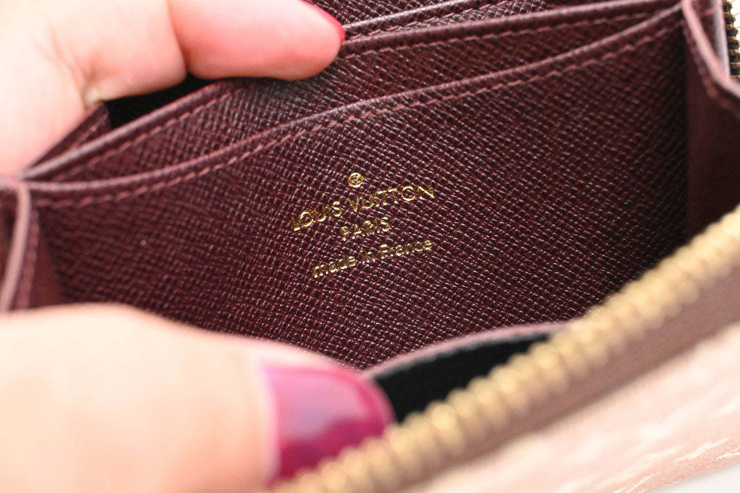 Louis Vuitton Zippy Coin Case in Monogram Sepia Idylle Canvas