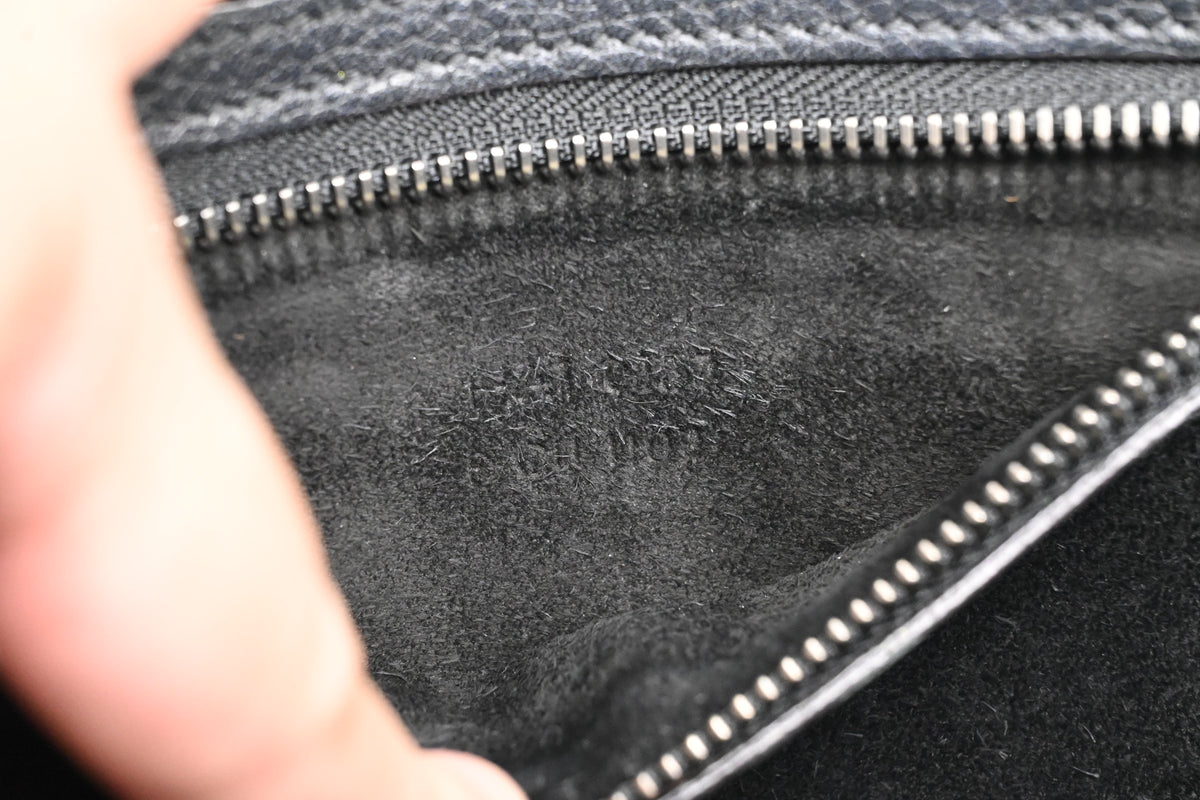 Celine Micro Luggage in Black Leather