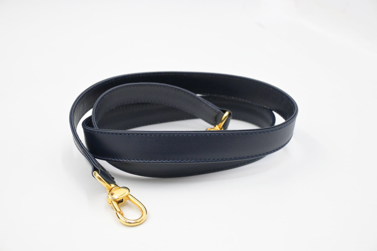 Chloe 2way Bag in Navy Blue Leather