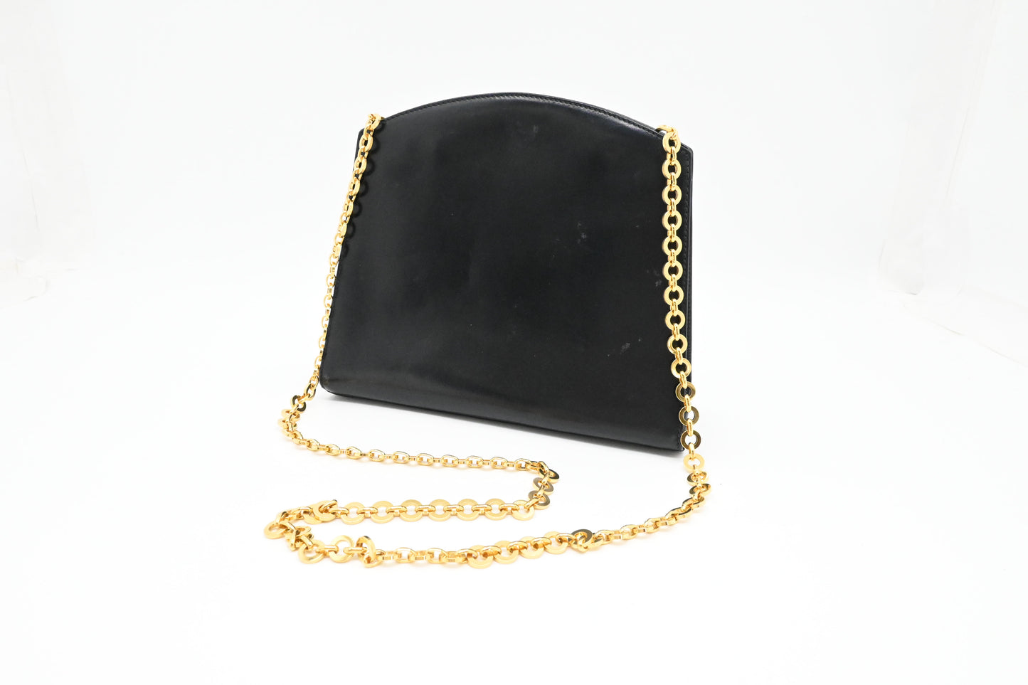 Ferragamo Shoulder Bag in Gray Canvas