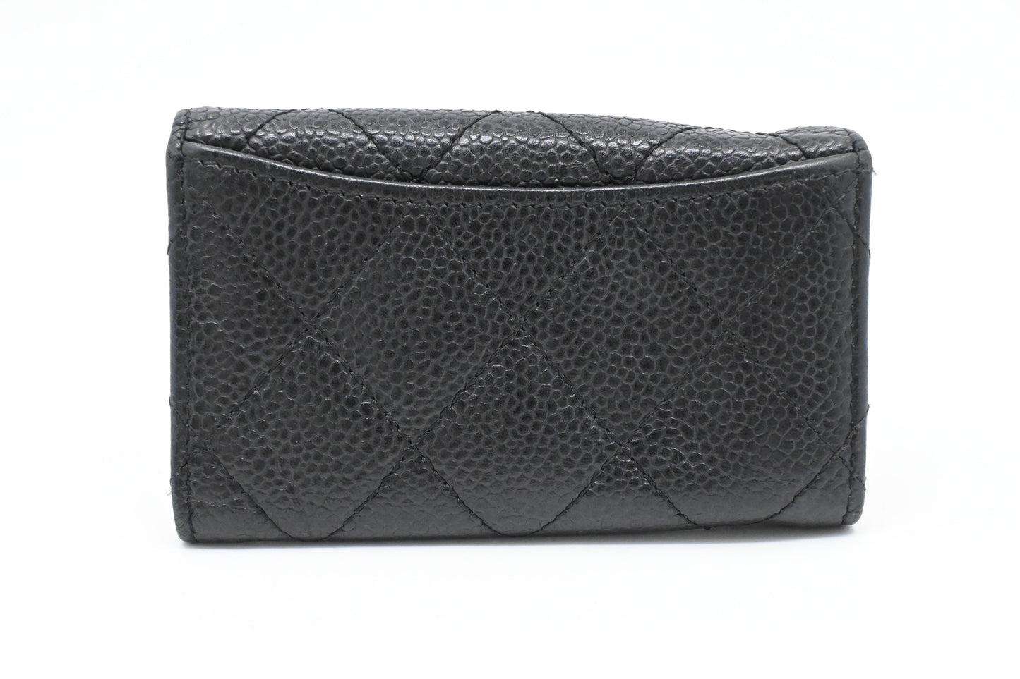 Chanel Key Case in Black Caviar Leather