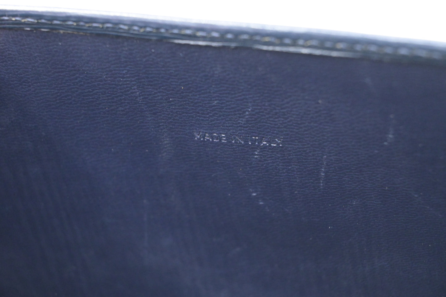 Chloe 2way Bag in Navy Blue Leather