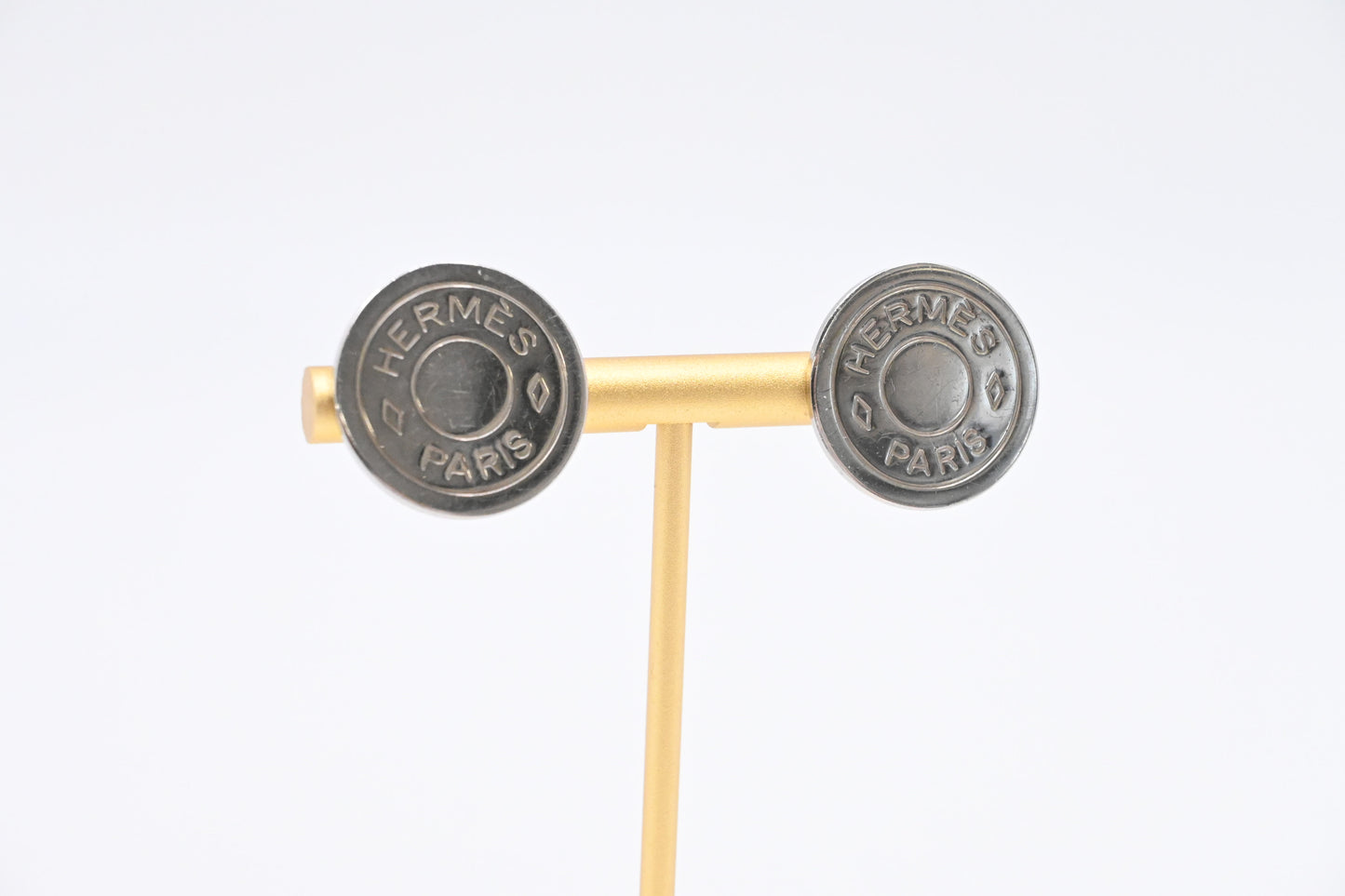 Hermes "Clou de Selle" Clip On Earrings