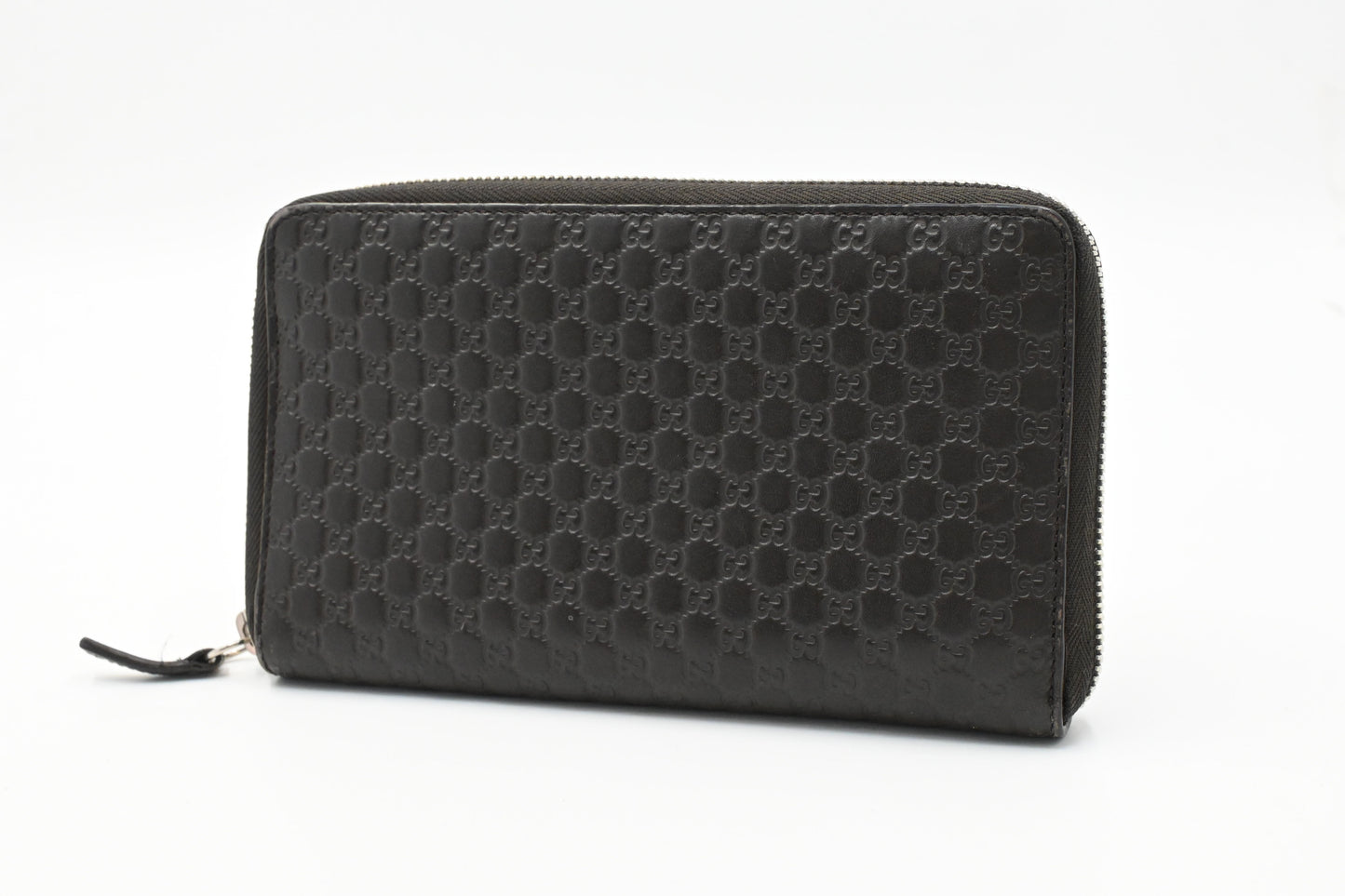 Gucci Organizer in Brown Micro Guccissima Leather