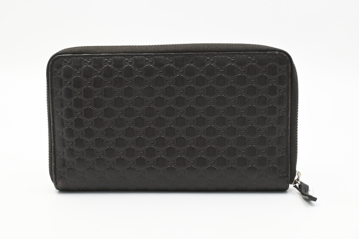 Gucci Organizer in Brown Micro Guccissima Leather