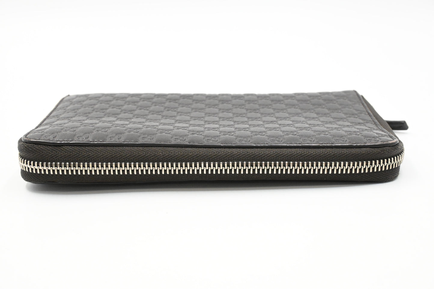 Gucci Organizer in Brown Micro Guccissima Leather