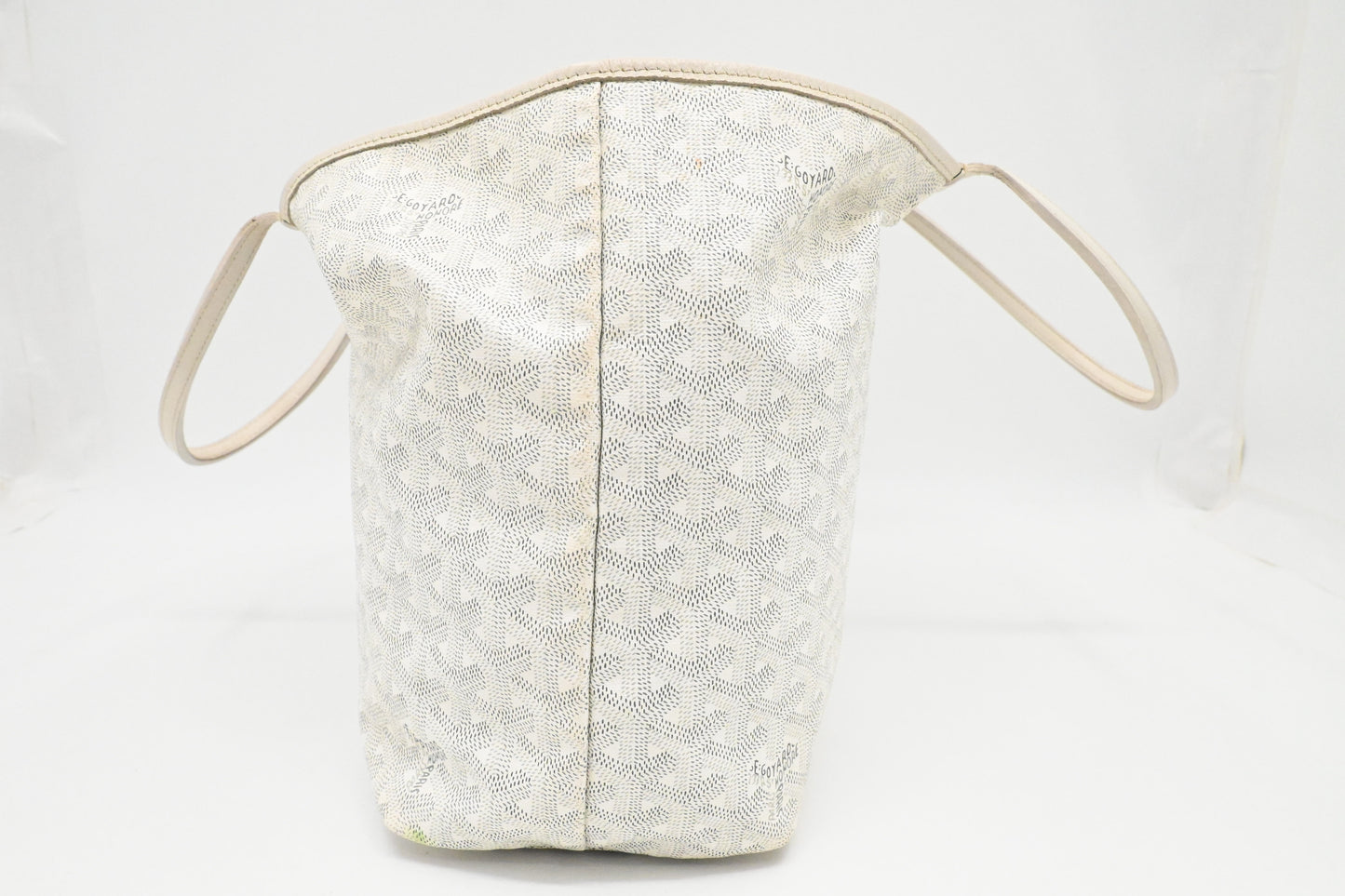 Goyard Saint Louis PM in White Goyardine Canvas