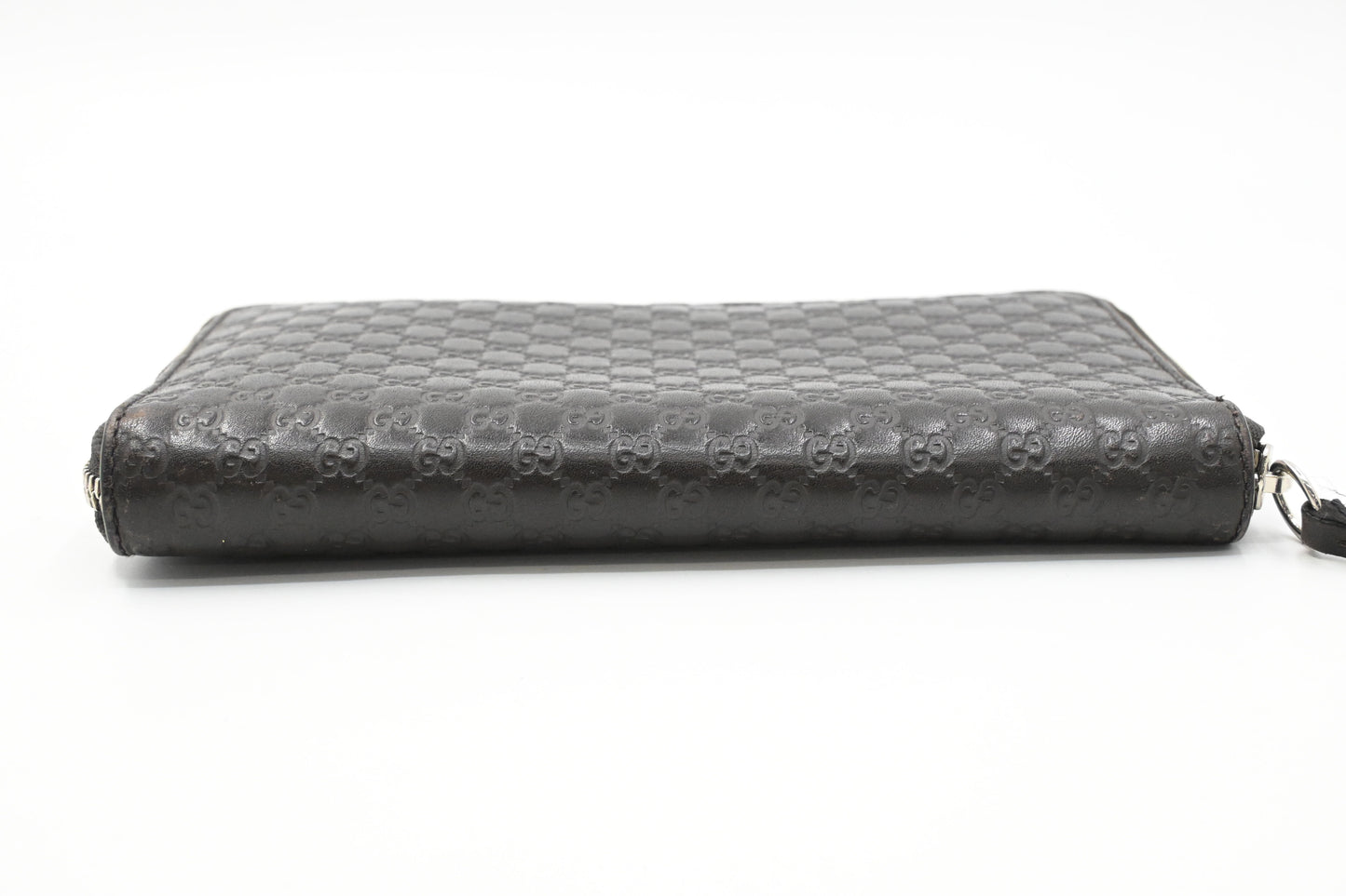 Gucci Organizer in Brown Micro Guccissima Leather