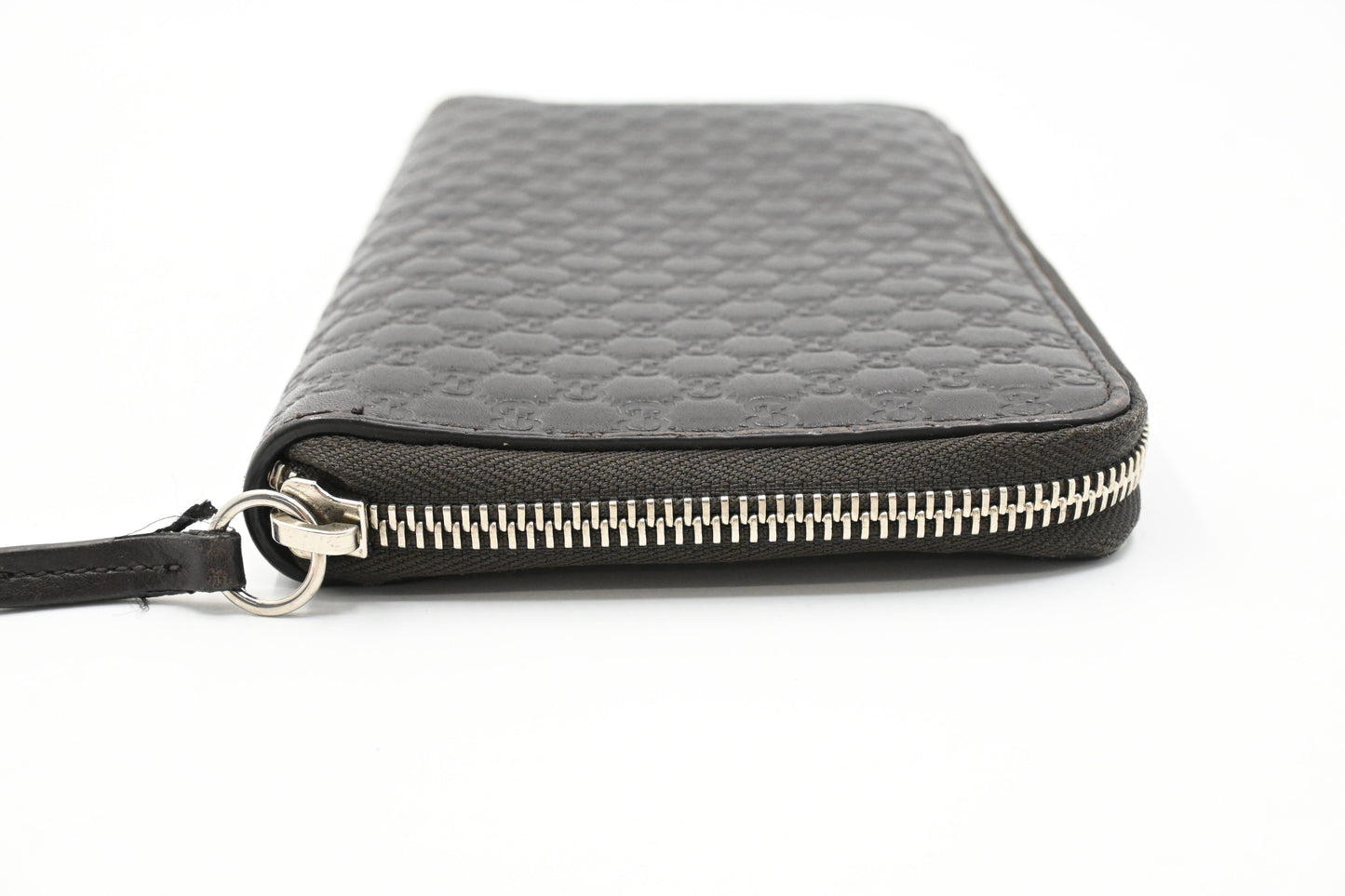 Gucci Organizer in Brown Micro Guccissima Leather