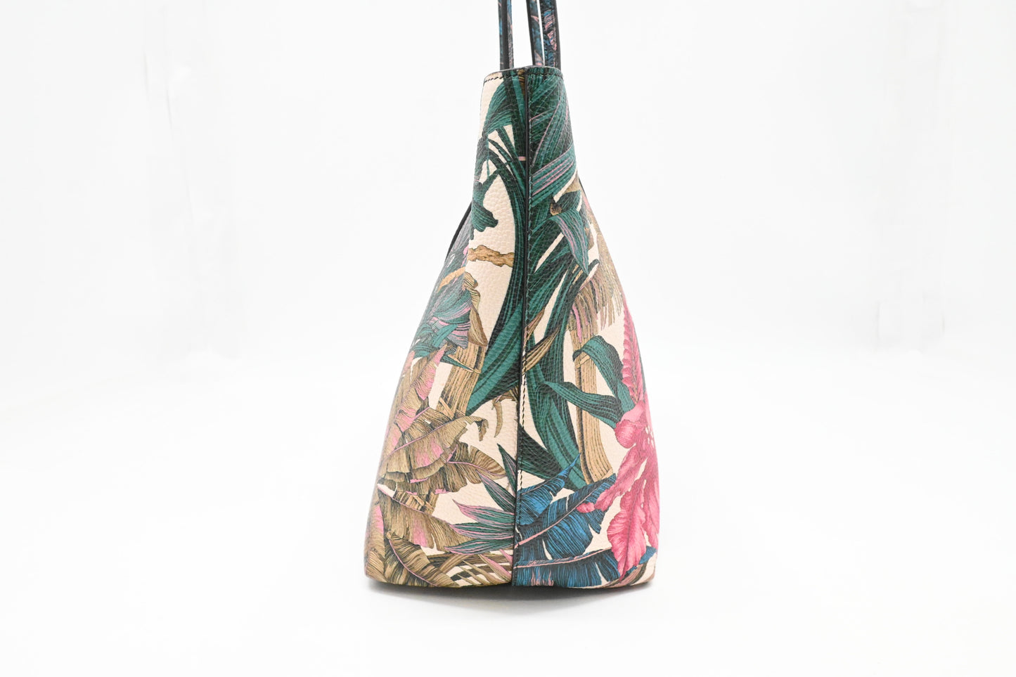 Ferragamo Tote Bag in Tropical Print Leather