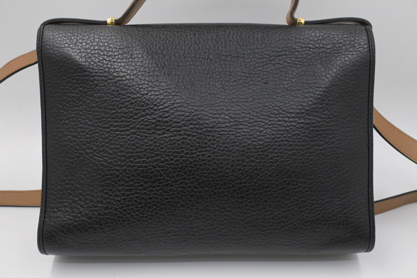 Dior 2way Bag in Black Leather