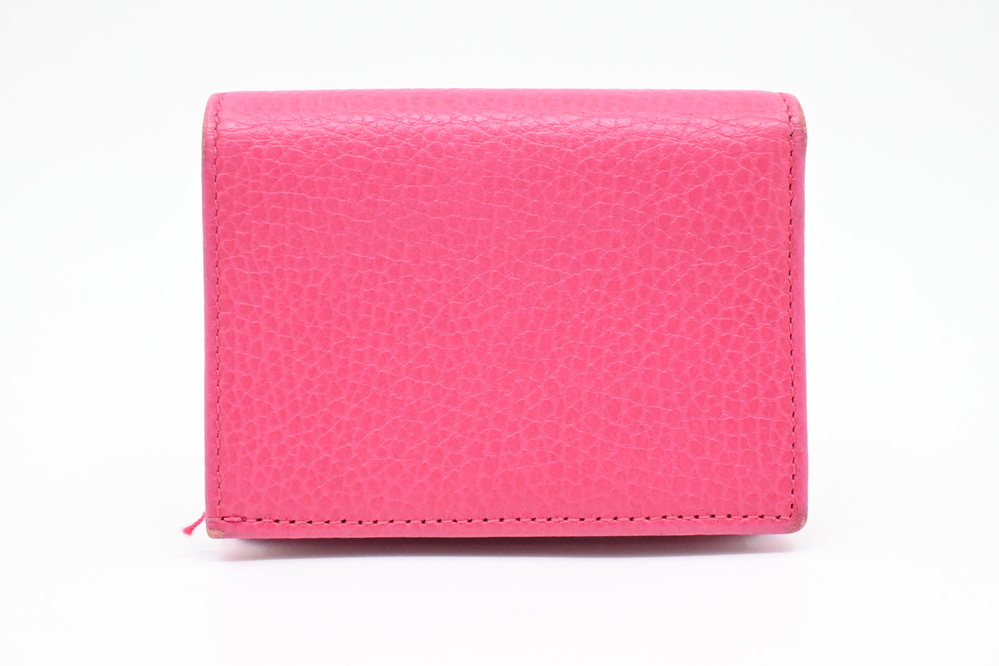Gucci Compact Wallet in Pink Leather