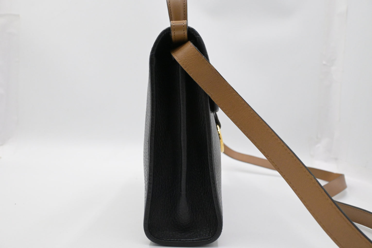 Dior 2way Bag in Black Leather