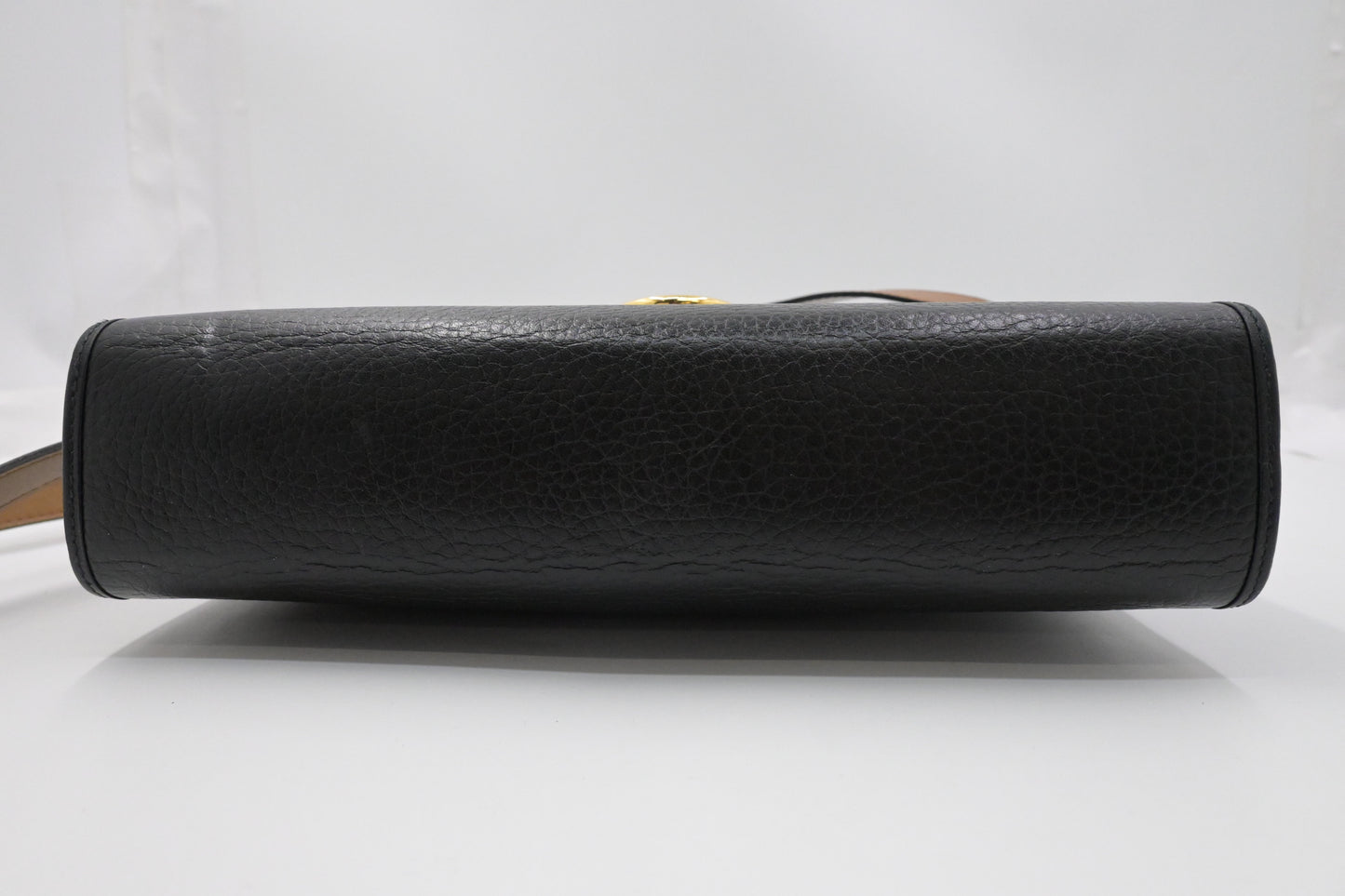 Dior 2way Bag in Black Leather