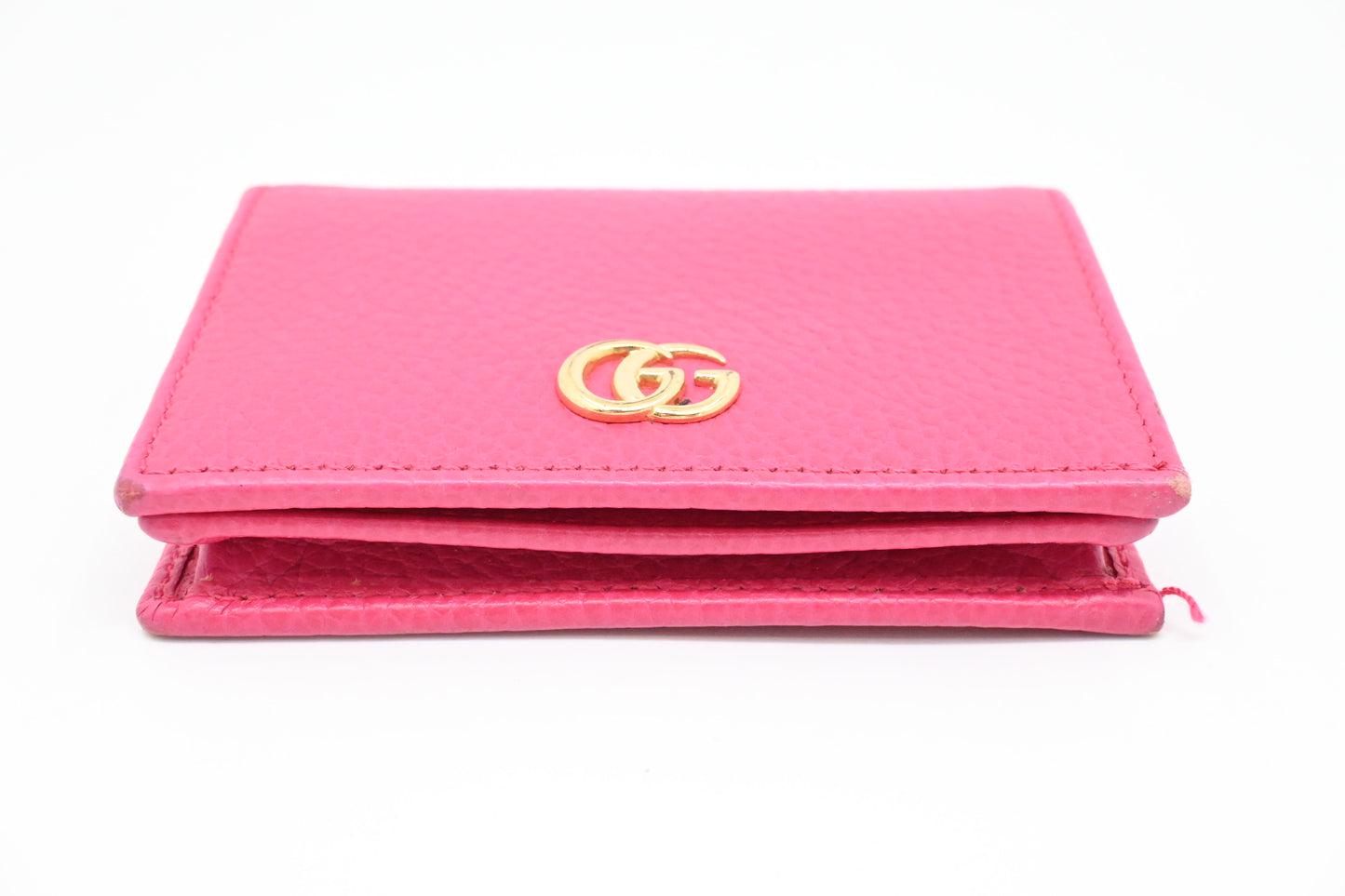Gucci Compact Wallet in Pink Leather
