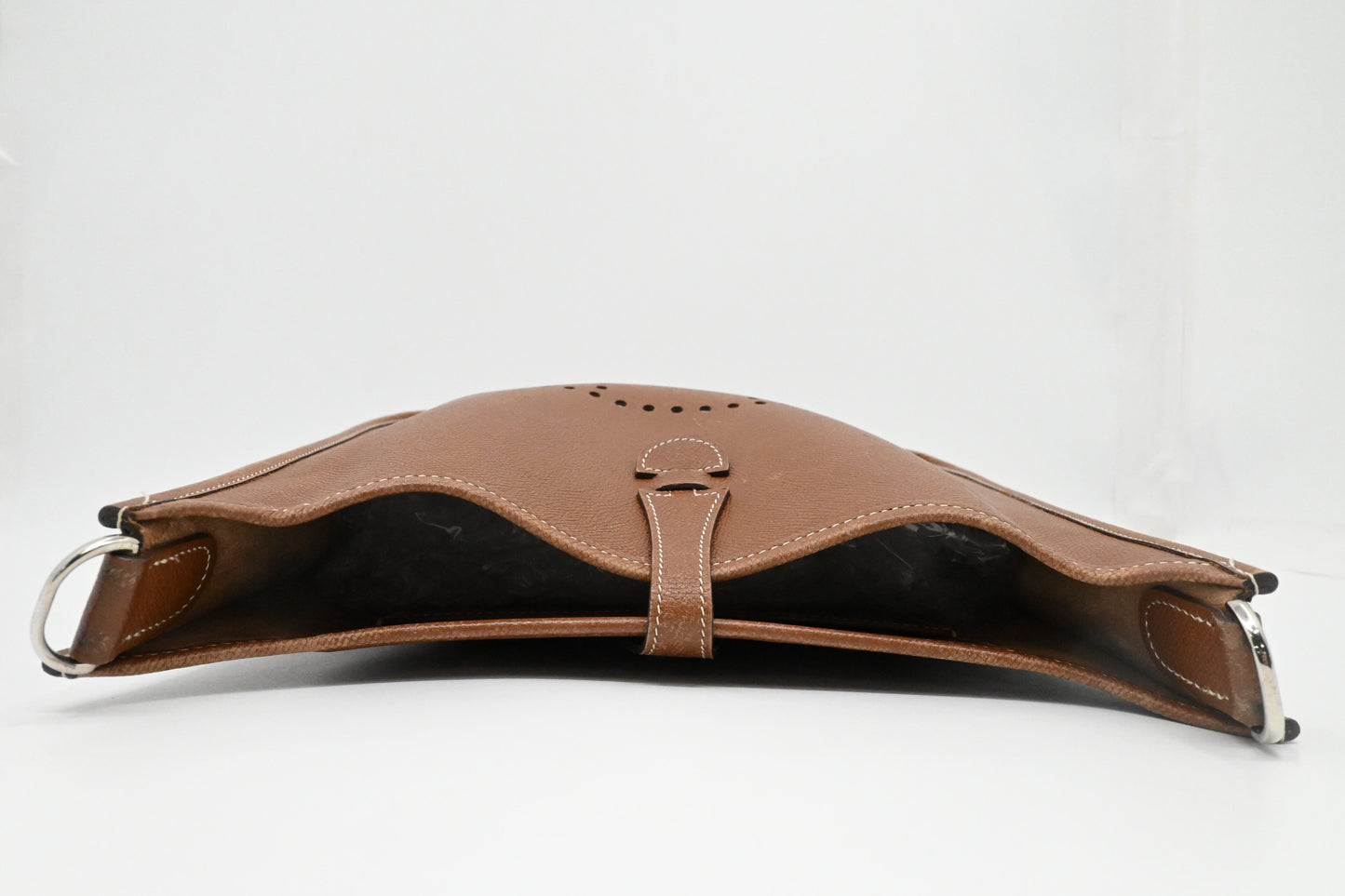 Hermes Evelyne 29 in Brown Leather