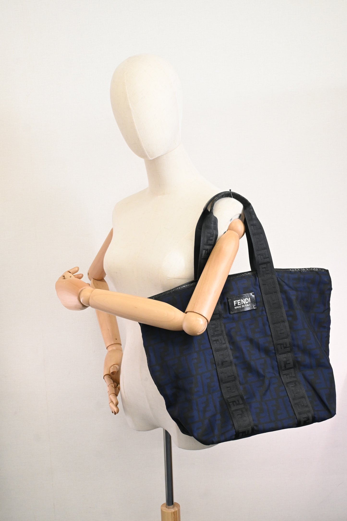Fendi Hand Bag in Zucca Nylon
