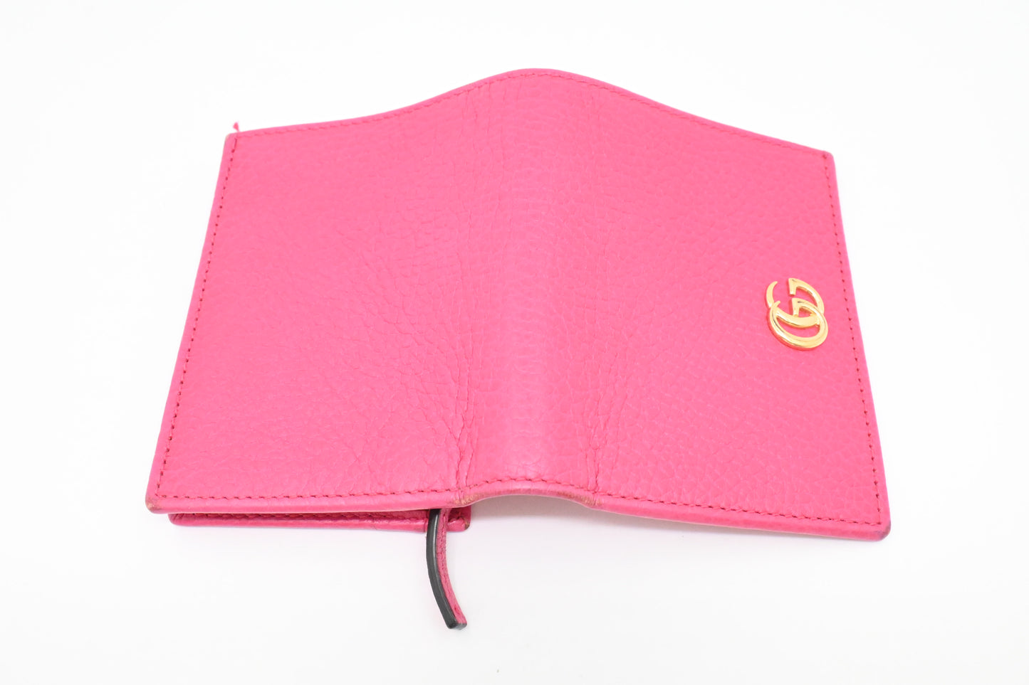 Gucci Compact Wallet in Pink Leather